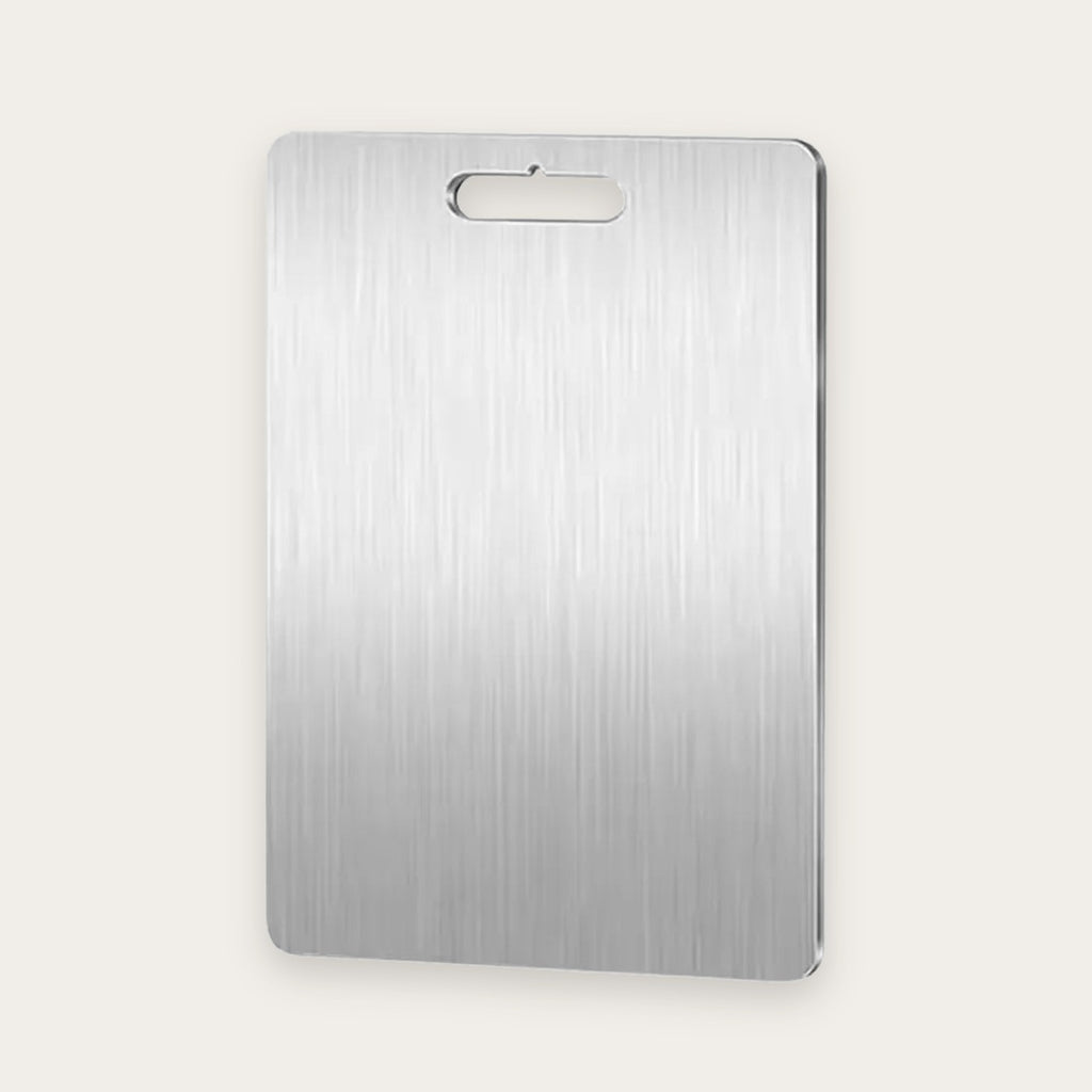 Tagliere inox bifacciale 28 × 39 cm