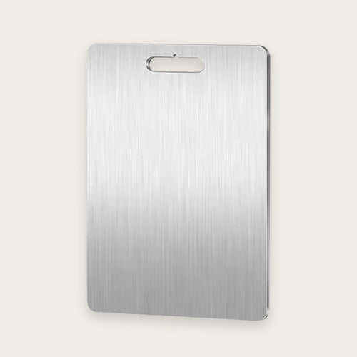 Tagliere inox bifacciale 28 × 39 cm